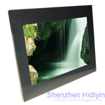 2014 new hotsales 15" led wood digital photo frame
